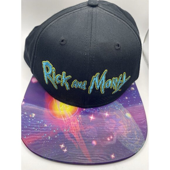 Bioworld Adult Swim Adjustable Rick and Morty Adustable OSFM Baseball Cap - Picture 4 of 7